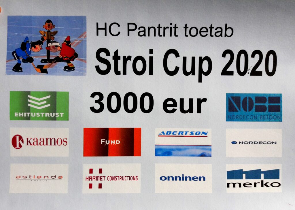 STROI CUP 2020: Jäähokikisõbrad kogusid 3000 EUR HC Panter klubi tegevuste toetamiseks!