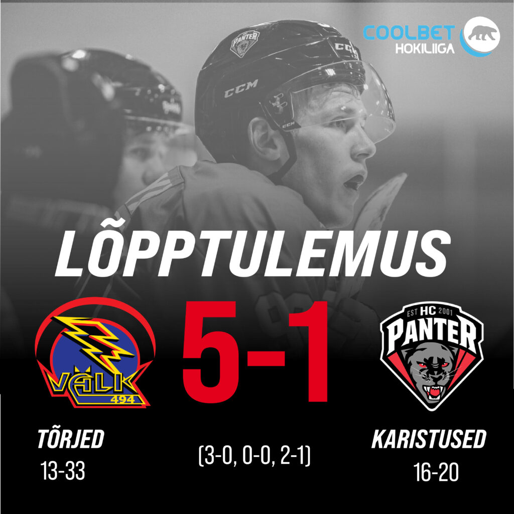 Esimeses finaalmängus kaotas HC Panter Tartu Välgule, lõppseisuks jäi 5-1