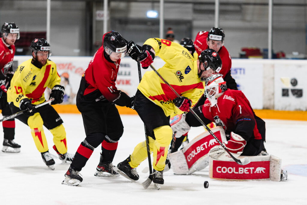 HC Panter esindusmeeskond sai Optibet hokiliigas kirja kolmanda võidu