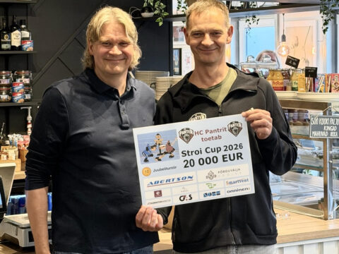 Stroi Cup 2026 kogus HC Panter toetuseks 20 000 eurot